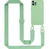 Handykette für Apple iPhone 12 / 12 PRO Hülle in LIQUID HELL GRÜN