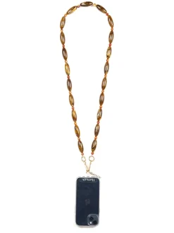 Handykette in Hellbraun - (L)123 cm