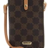 Handytasche "Euphoria" in Dunkelbraun - (B)10,5 x (H)18 x (T)1,5 cm