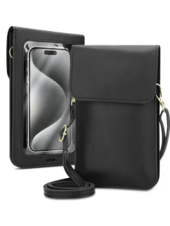 Handytasche für Apple iPhone 17 PRO Hülle Umhängetasche in Schwarz