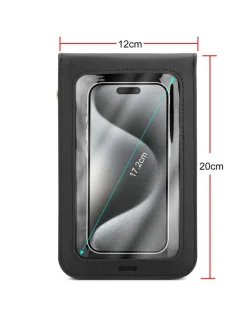 Handytasche für Apple iPhone 17 PRO Hülle Umhängetasche in Schwarz