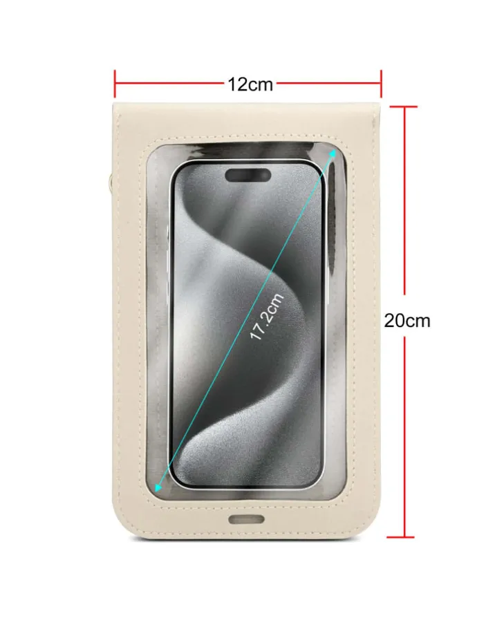 Handytasche für Apple iPhone 13 MINI Hülle Umhängetasche in Weiss