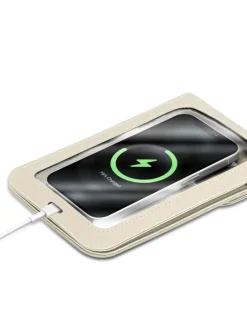 Handytasche für Apple iPhone 17 PRO MAX Hülle Umhängetasche in Weiss