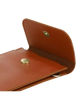 Handytasche für Samsung Galaxy S25 Ultra Hülle Umhängetasche in Braun