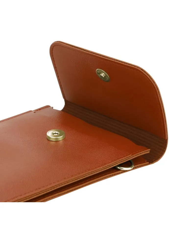 Handytasche für Samsung Galaxy S25 Ultra Hülle Umhängetasche in Braun