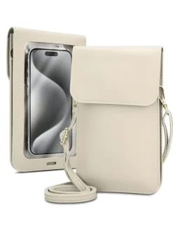 Handytasche für Samsung Galaxy J2 2015 Hülle Umhängetasche in Weiss