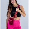 Handytasche in Bordeaux - (B)11 x (H)18 x (T)2 cm