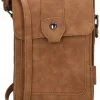 Handytasche in Hellbraun - (B)13 x (H)19 x (T)3 cm
