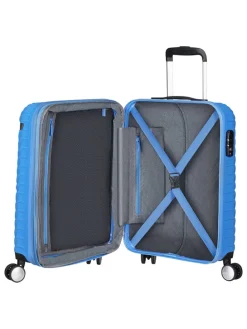 Hardcase-Trolley in Blau - (B)40 x (H)55 x (T)20 cm