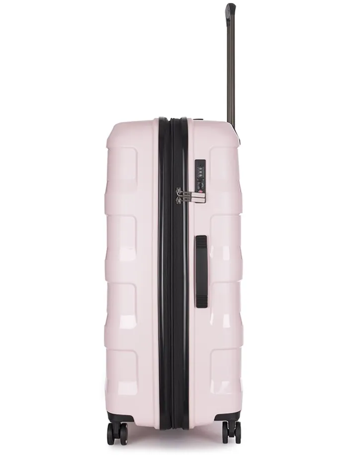 Hardcase-Trolley "Straw+" in Rosa - (B)51 x (H)76 x (T)31 cm