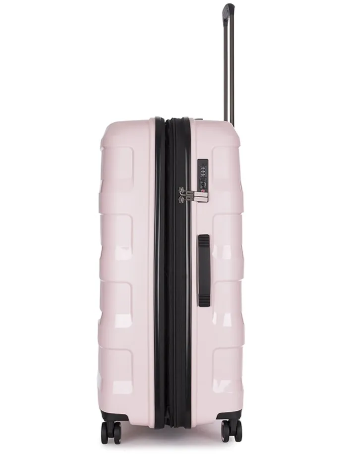 Hardcase-Trolley "Straw+" in Rosa - (B)51 x (H)76 x (T)31 cm