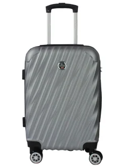 Hardcase-Trolley "Sweapeak" in Silber - (B)34 x (H)53 x (T)21 cm
