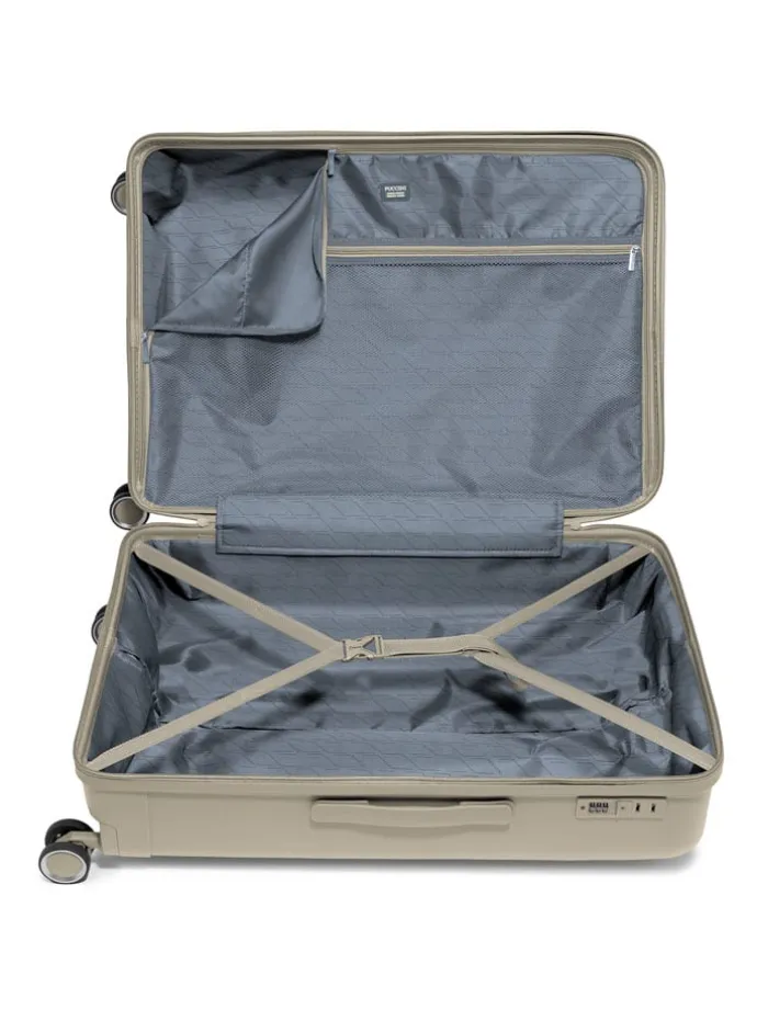 Hardcase-Trolley "Turin" - (B)51 x (H)75 x (T)29 cm in Beige