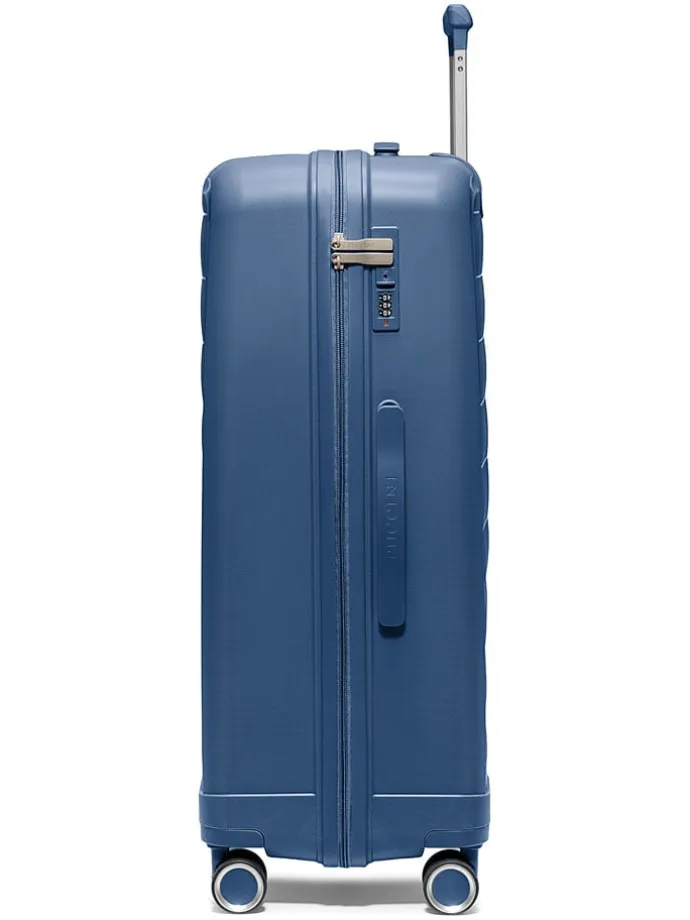 Hardcase-Trolley "Turin" in Dunkelblau - (B)51 x (H)75 x (T)29 cm