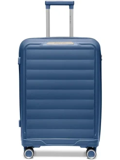 Hardcase-Trolley "Turin" in Dunkelblau - (B)45 x (H)65 x (T)26,5 cm