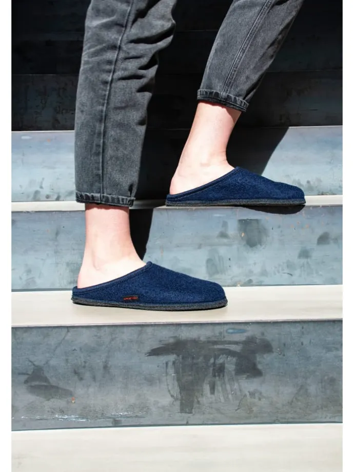 Hausschuh Grainau in inkblue
