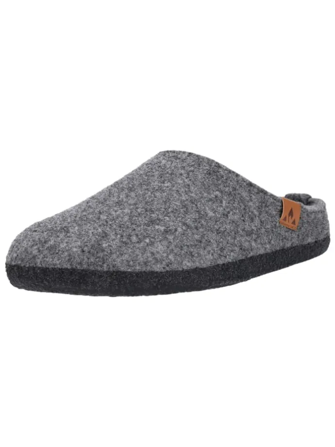 Hausschuh Tapai in 1011 Dark Grey Melange