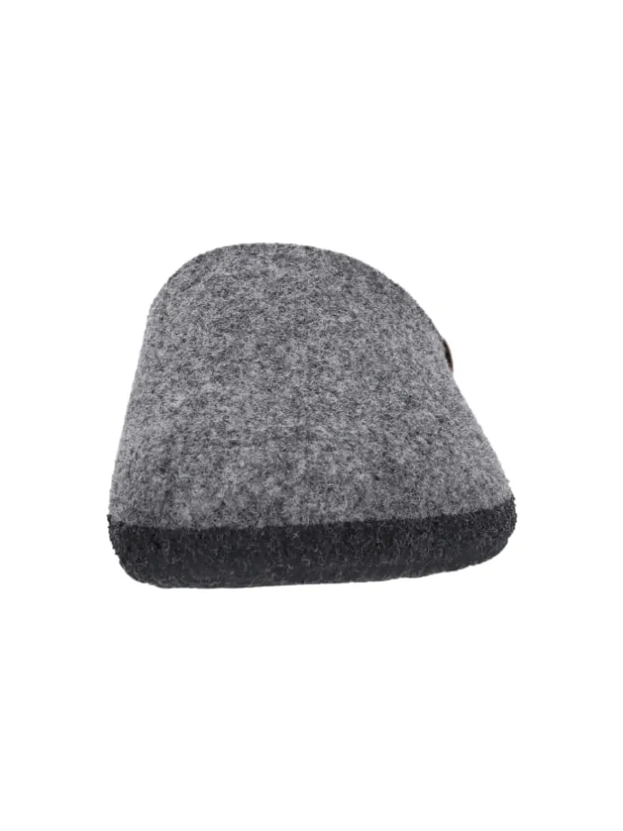 Hausschuh Tapai in 1011 Dark Grey Melange