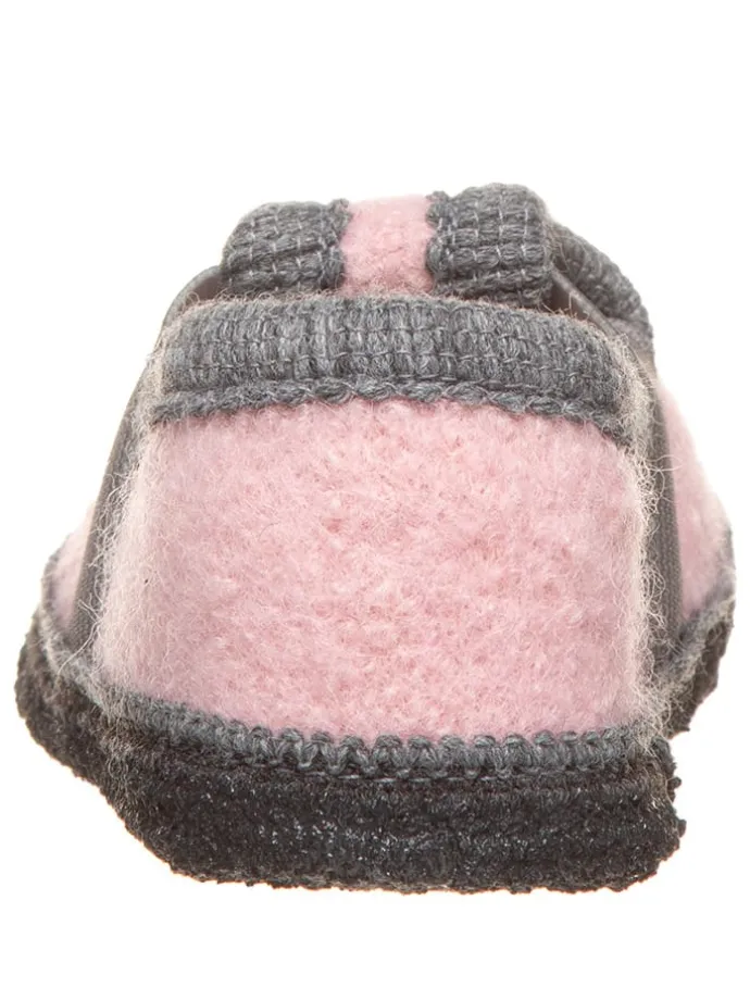 Hausschuhe "Bobby Herz" in Rosa