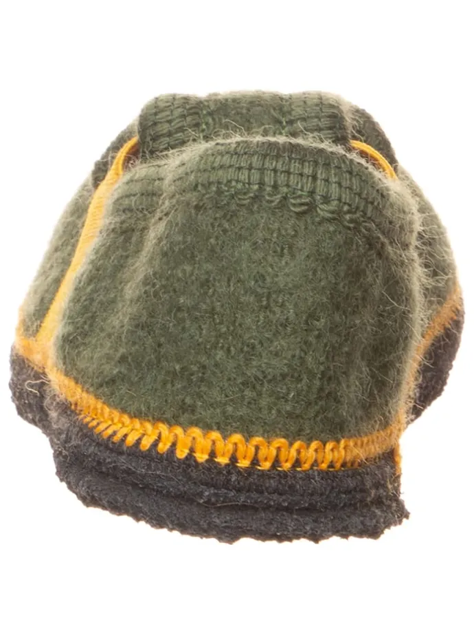 Hausschuhe "Bobby Traktor" in Khaki