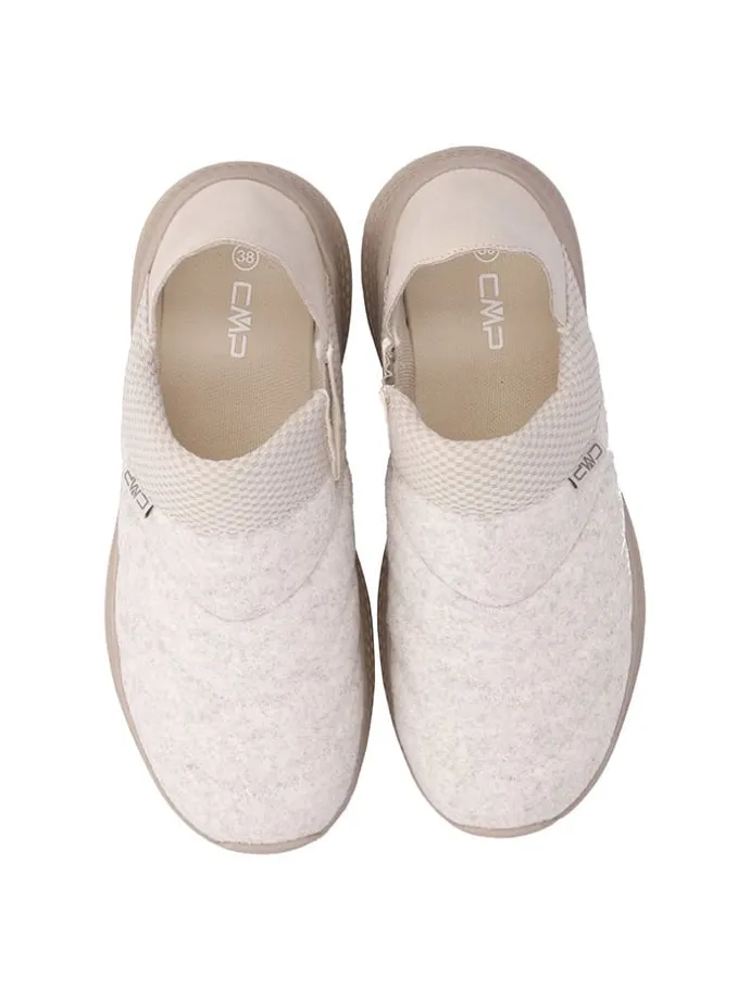 Hausschuhe "Synensys" in Creme