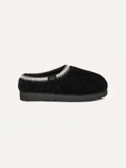 Hausschuhe "Tasman Maxi Curly" in Schwarz