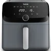 Heißluftfritteuse "Easy Fry Mega" in Schwarz - 7,5 l