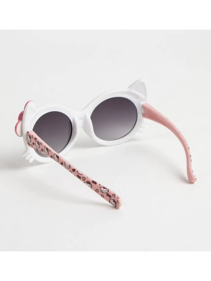 Hello Kitty Premium Sonnenbrille Mädchen UV-Schutz in Weiß