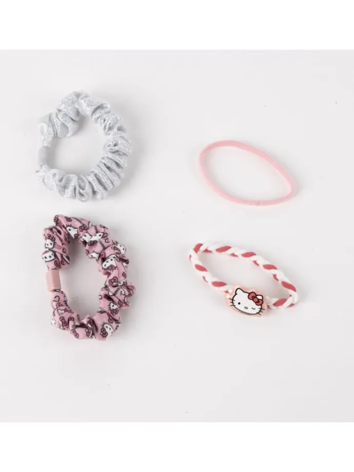 Hello Kitty 8-Stück Haaraccessoire für Alltag & Party in Mehrfarbig