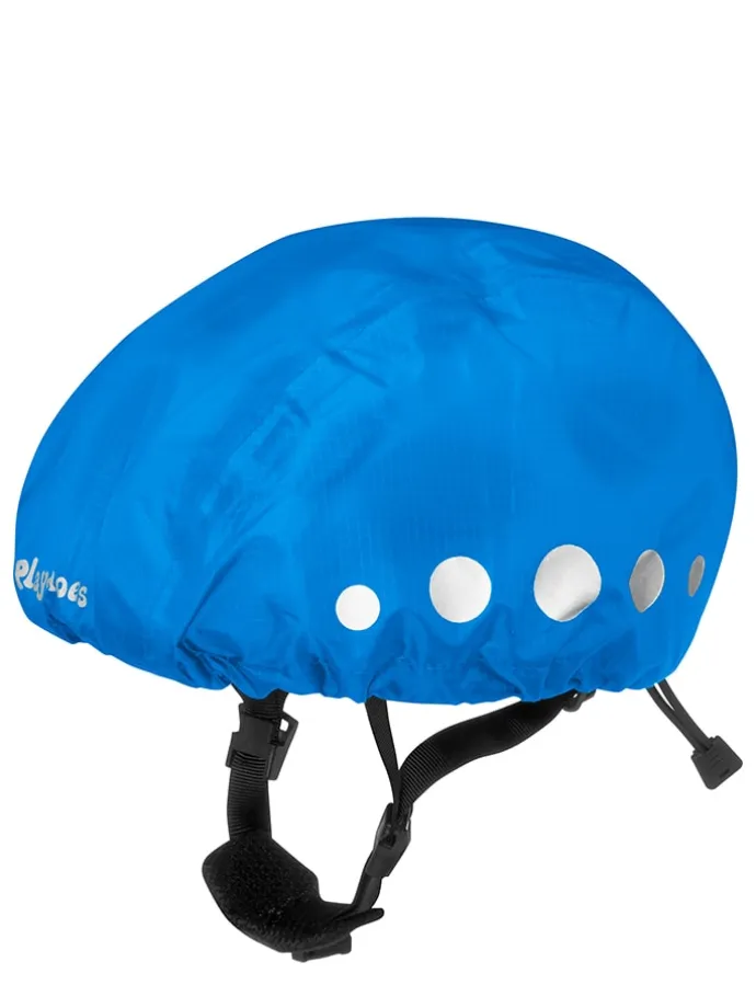 Helm-Regenschutz in Blau