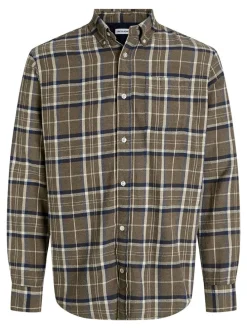 Hemd - Regular fit - in Khaki