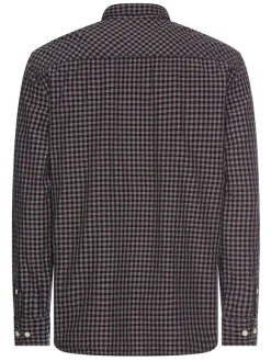 Hemd - Regular Fit - in Lila/ Schwarz