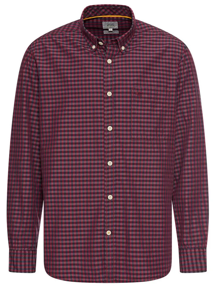 Hemd - Regular fit - in Rot