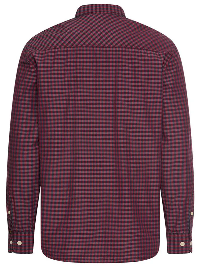 Hemd - Regular fit - in Rot