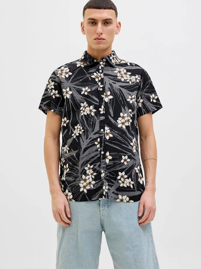Hemd - Regular fit - in Schwarz