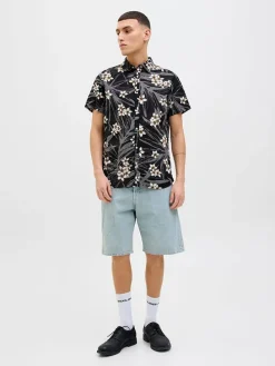 Hemd - Regular fit - in Schwarz