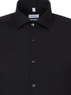 Hemd - Regular fit - in Schwarz