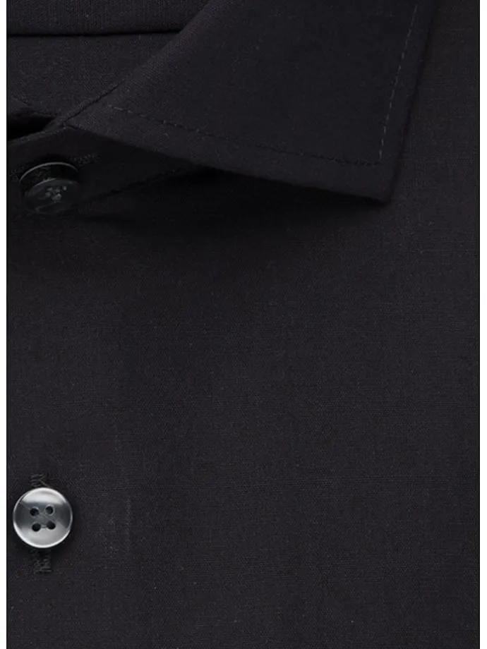 Hemd - Regular fit - in Schwarz