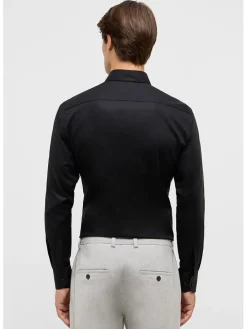 Hemd - Slim fit - in Schwarz