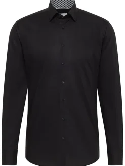 Hemd - Slim fit - in Schwarz