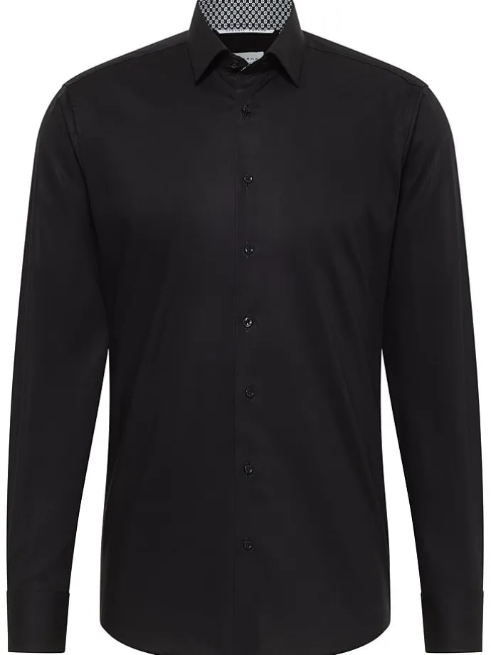 Hemd - Slim fit - in Schwarz