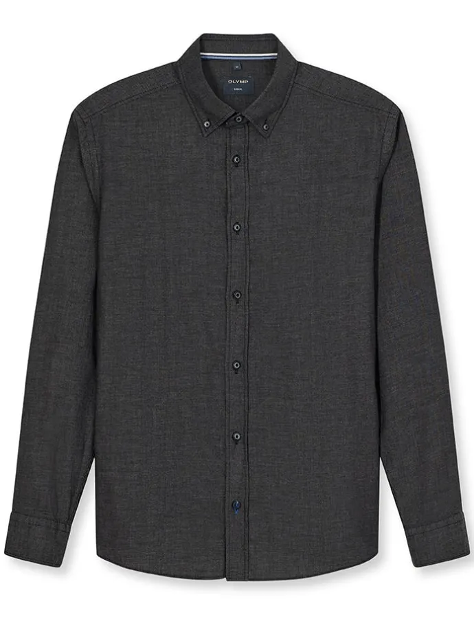 Hemd "Casual" - Regular fit - in Schwarz