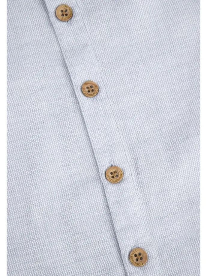 Hemd mit langen Ärmeln in blau