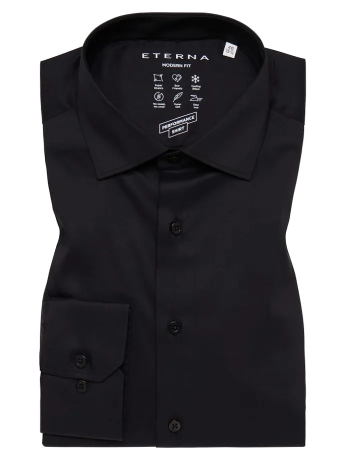 Hemd MODERN FIT in schwarz