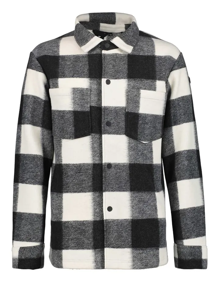 Hemdjacke "Haapavesi" in Schwarz/ Weiß