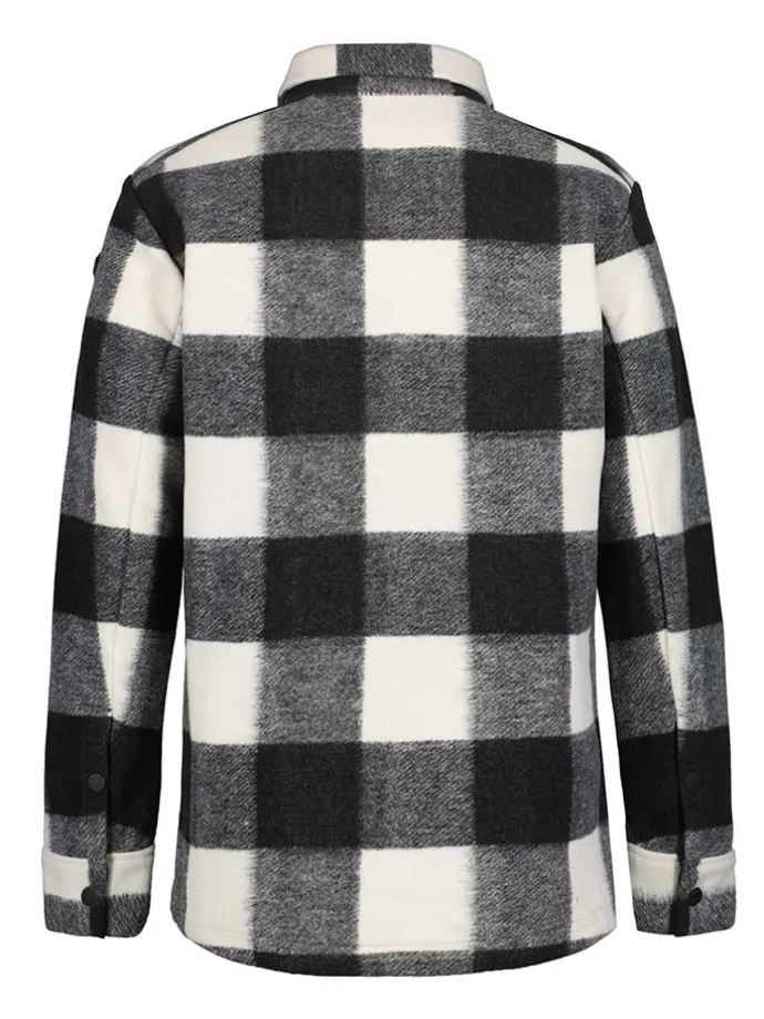 Hemdjacke "Haapavesi" in Schwarz/ Weiß