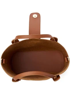 Henkeltasche ''Celeste'' in Hellbraun - (B)25 x (H)21 x (T)11 cm