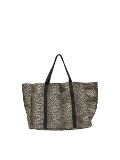 Henkeltasche in Beige/ Braun