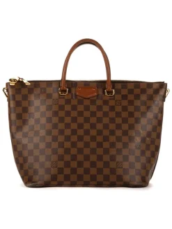 Henkeltasche in Braun/ Hellbraun - (B)29 x (H)27 x (T)15 cm