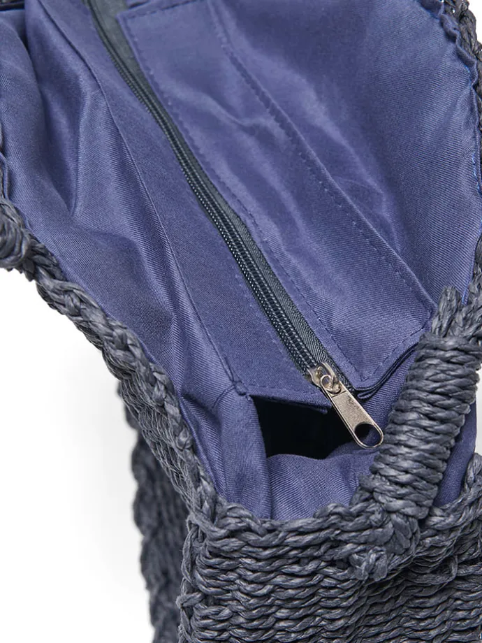Henkeltasche in Dunkelblau